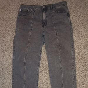 Madewell Men's Dark Gray Straight Jeans